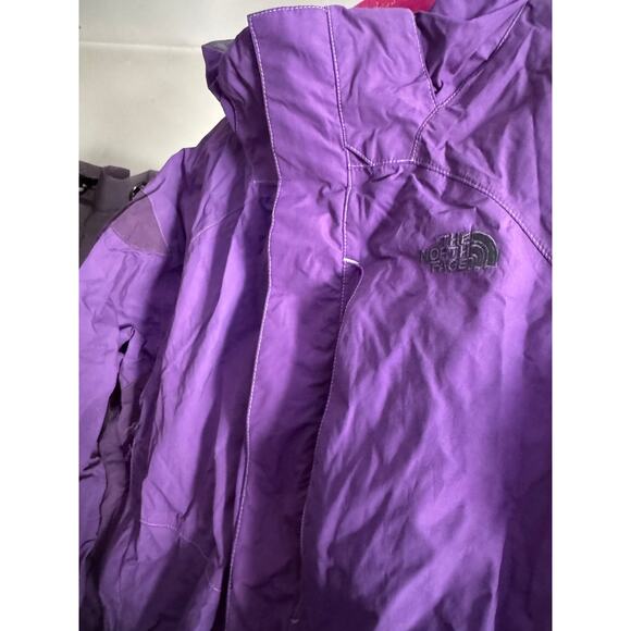 The north face hyvent 550 fur trimmed hooded jacket/coat parka sz small - Picture 2 of 12